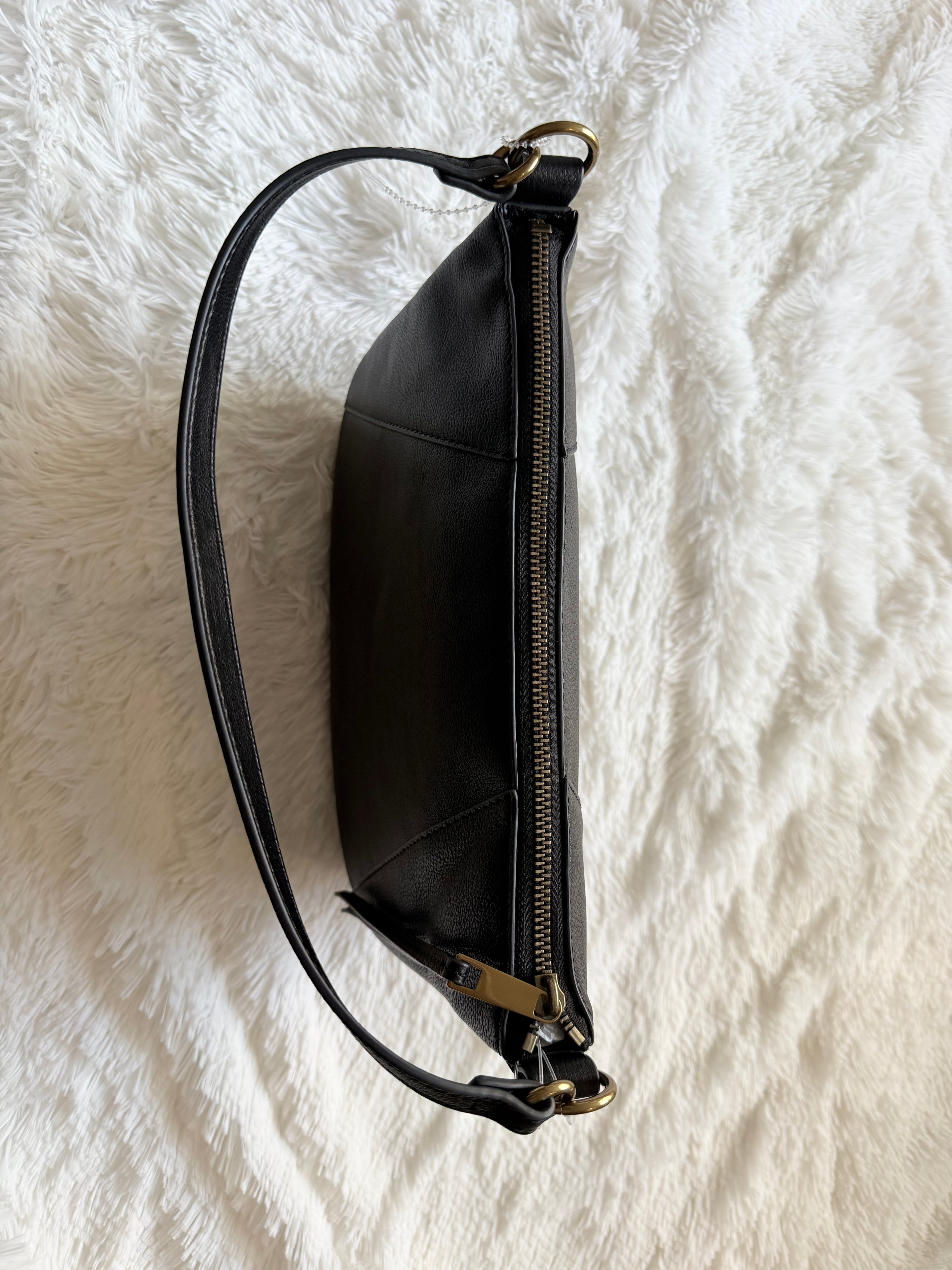 New Fossil Skylar Crossbody Bag Leather Black