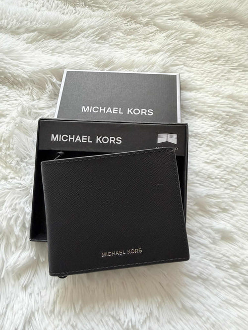 Michael Kors Men’s Bifold Wallet (Black / MK Brand new in box